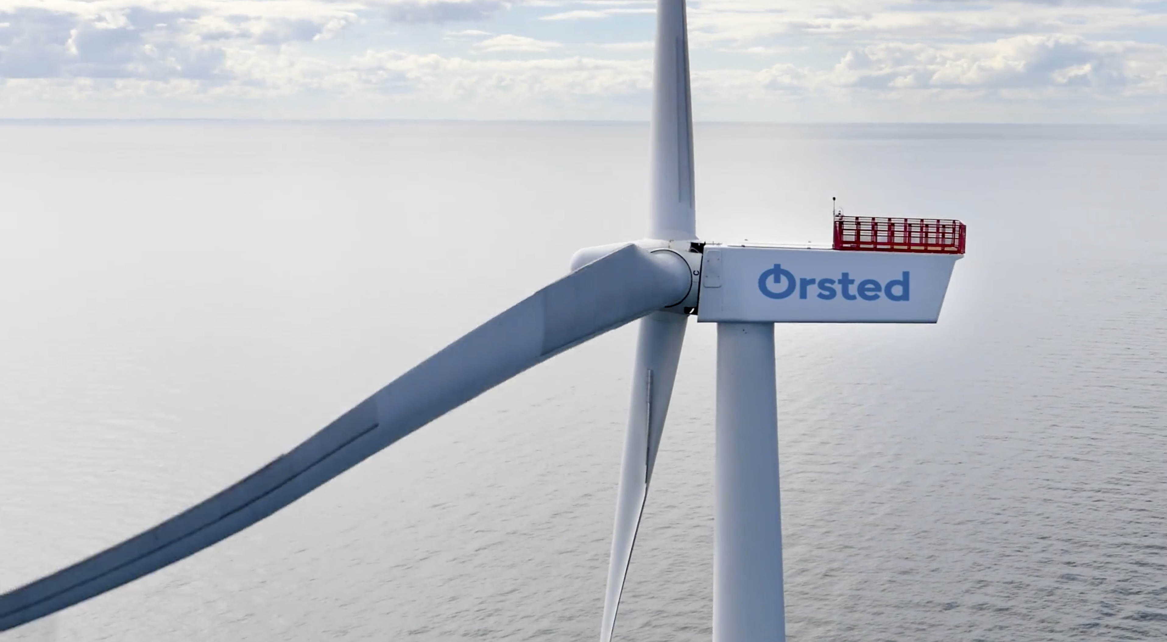 En vindmølle i havet fra Ørsted reklame film